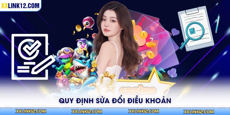 Quy định sửa đổi điều khoản